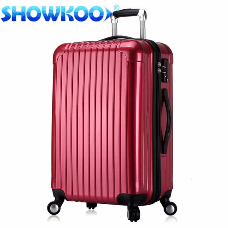 Wholesale ABS _ PC Hard Suitcase Shiny Trolley Luggage